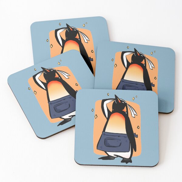 Item preview, waiter penguin designed and sold by Decarabia.