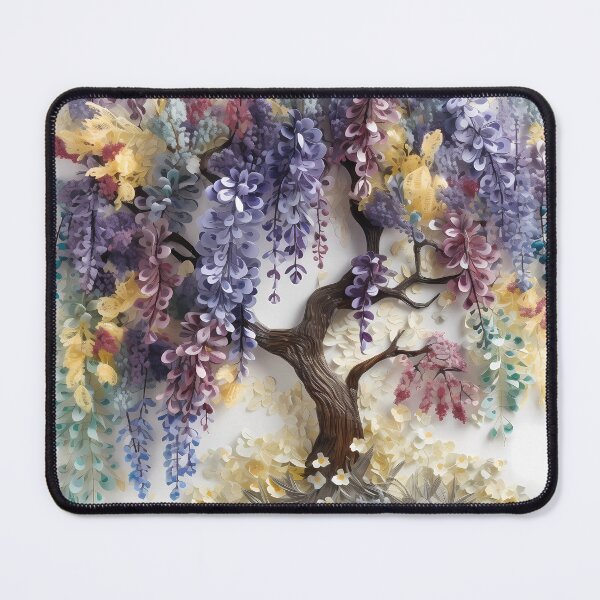 Item preview, Enchanting Arboreal Medley: A Wisteria Journey designed and sold by EmeraldeaArt.