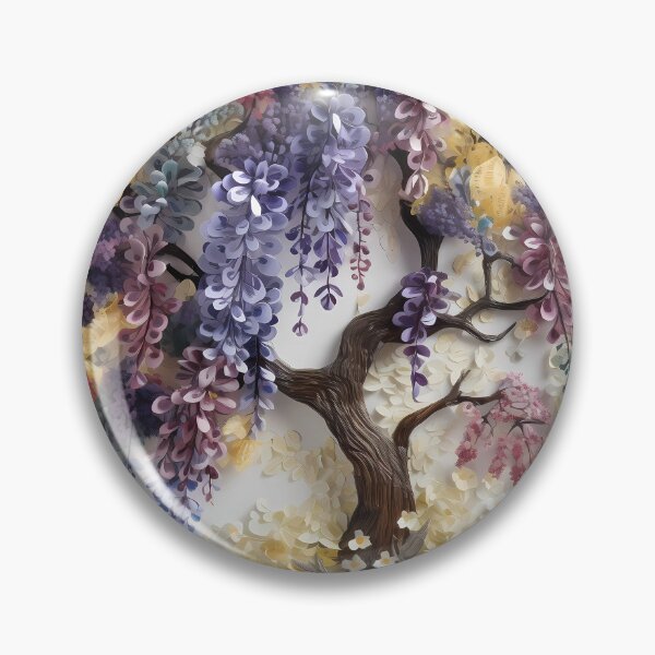Item preview, Enchanting Arboreal Medley: A Wisteria Journey designed and sold by EmeraldeaArt.