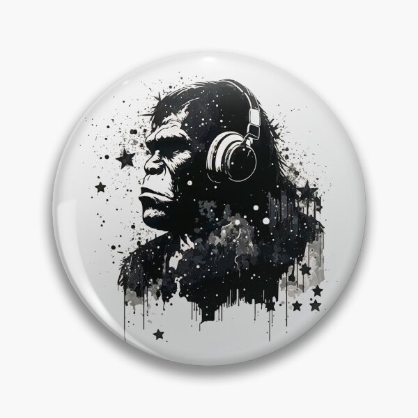 Item preview, Committed Chimpanzee Dj. designed and sold by paulo silveira.