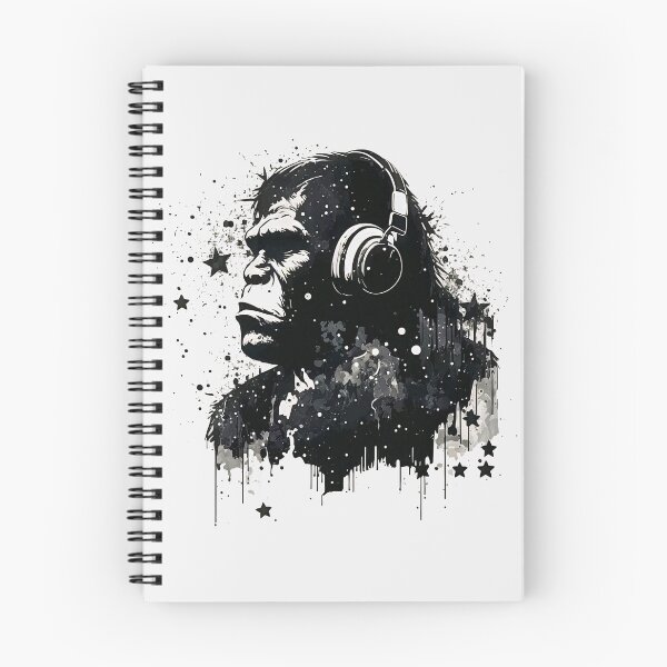 Item preview, Committed Chimpanzee Dj. designed and sold by paulo silveira.