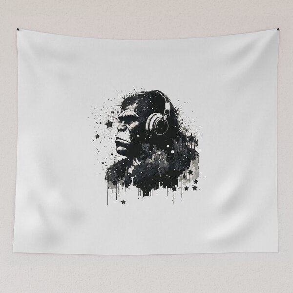Item preview, Committed Chimpanzee Dj. designed and sold by paulo silveira.