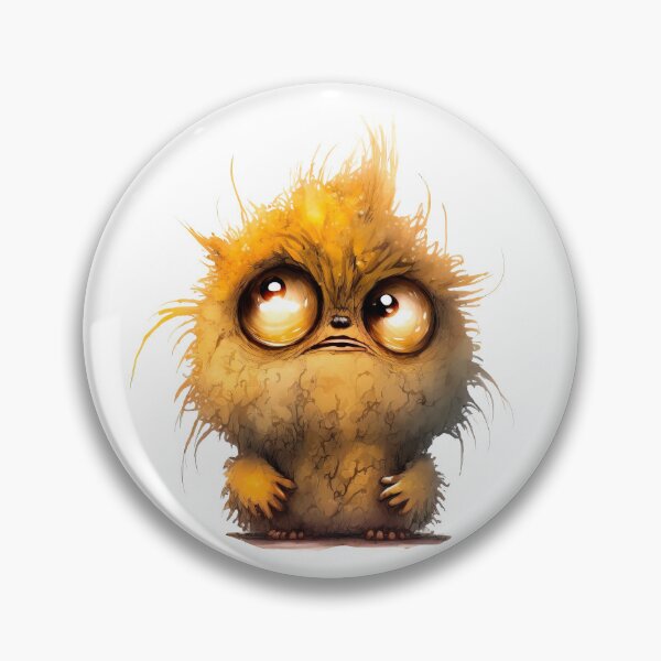 Item preview, Funny Baby Monster, Little Yellow Monster designed and sold by MoonFoxDesign.