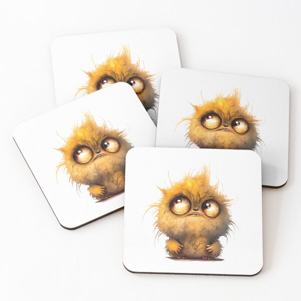 Item preview, Funny Baby Monster, Little Yellow Monster designed and sold by MoonFoxDesign.