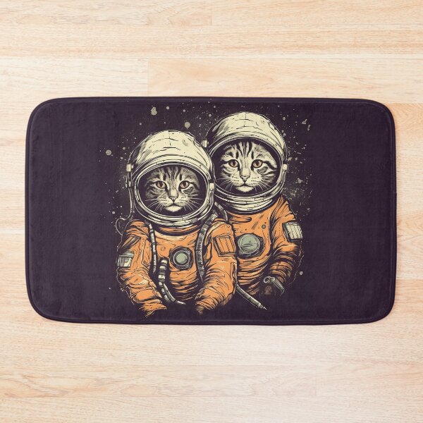 Item preview, Two Astronaut Cats designed and sold by Liededrom..