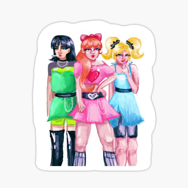Vista previa del artículo con la obra «Super nenas», diseñado y vendido por miriam-miranda.