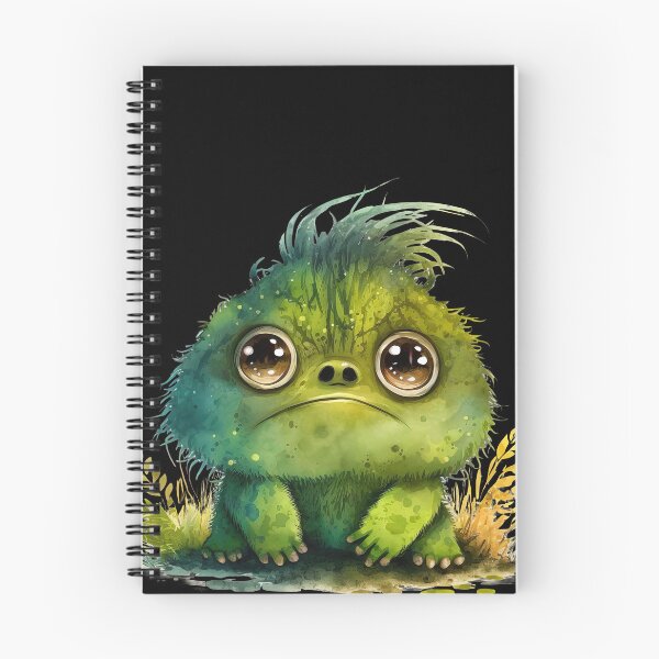 Artikelvorschau, Nettes und lustiges Baby-Monster, kleines grünes Monster entworfen und verkauft von MoonFoxDesign.