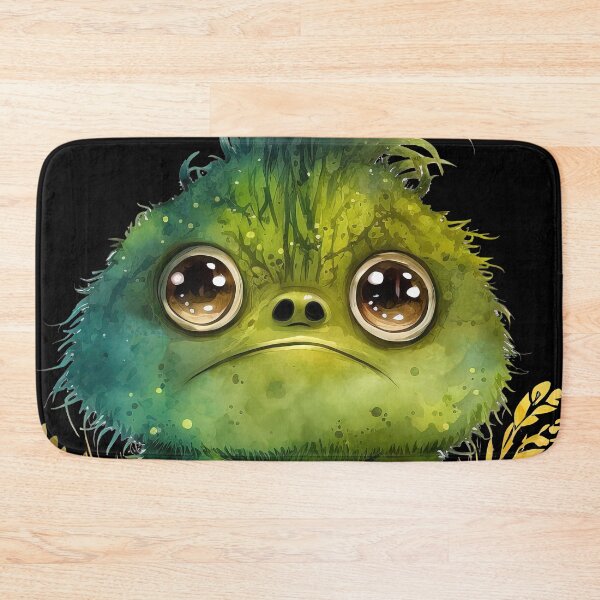 Item preview, Cute and Funny Baby Monster, Little Green Monster designed and sold by MoonFoxDesign.