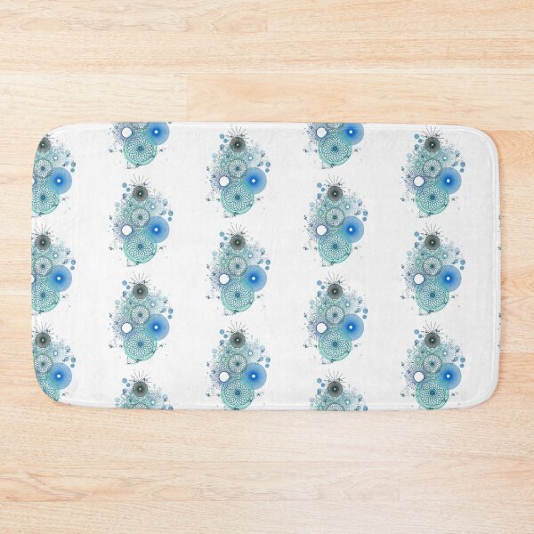 Item preview, Painted Blue Spirals designed and sold by RachelEDesigns.