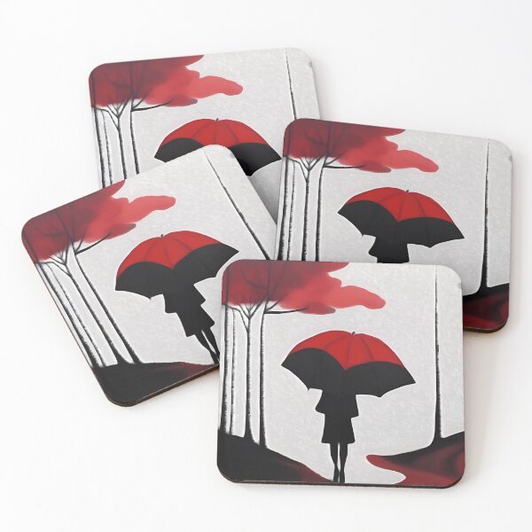 Item preview, Red Umbrella - The Forest designed and sold by artsyaistudio.