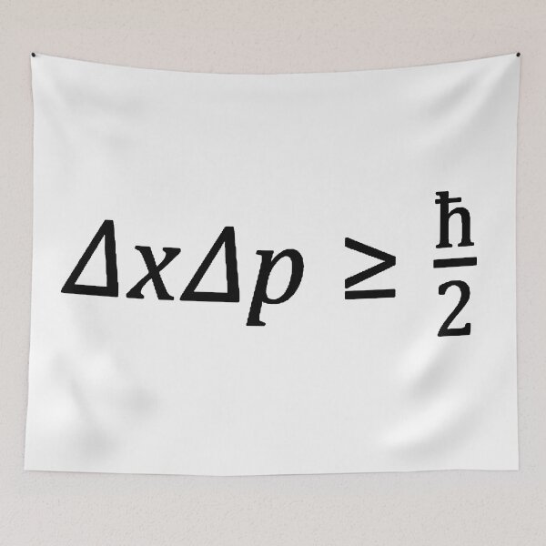 Item preview, heisenberg uncertainty principle, quantum mechanics designed and sold by NoetherSym.