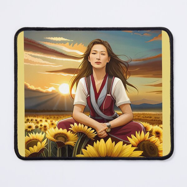 Item preview, Field of sunflowers at sunset designed and sold by Larama by Anna.