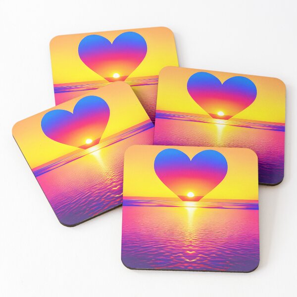 Item preview, sunset heart designed and sold by Zaeb002.