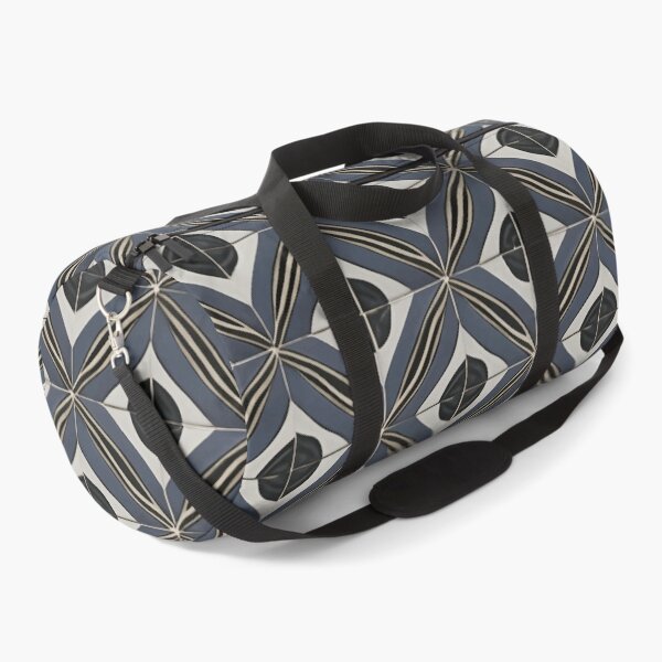 Item preview, Retro Tile Pattern silver shades with black and little beige designed and sold by RetroTile.
