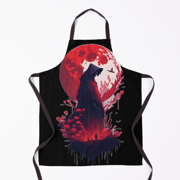 Item preview, Grim Reaper and red moon designed and sold by NozAkamE.