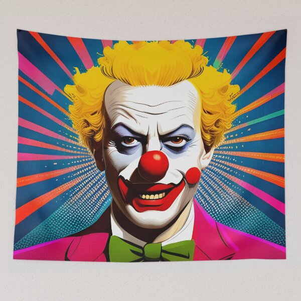 Item preview, disturbing clown designed and sold by Zaeb002.