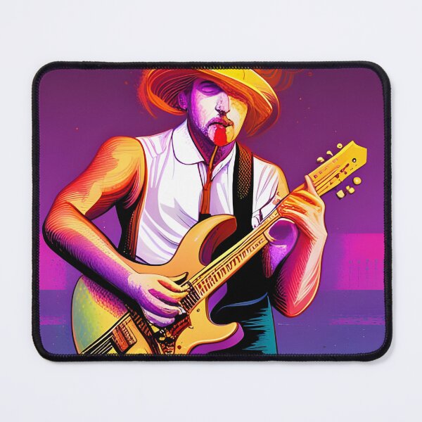 Item preview, guitarist on fire designed and sold by Zaeb002.