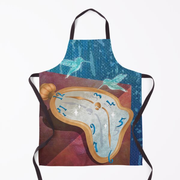 Item preview, Fairytale Dali - Melting Clock and Hummingbirds designed and sold by -DearTreehouse-.