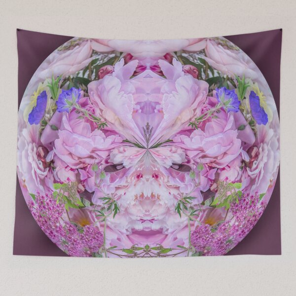 Item preview, Hidden Depths Spherical Floral Bouquet designed and sold by nancyjcreates.