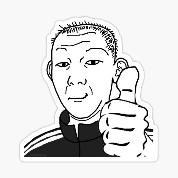 Kuz thumbsup Sticker