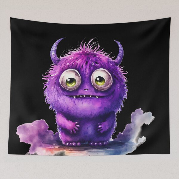 Item preview, Baby Monster, Purple Little Monster designed and sold by MoonFoxDesign.