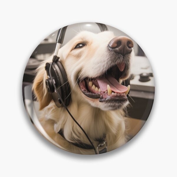 Item preview, Golden Retriever Gets a Hearing Test designed and sold by Hear4theEars.