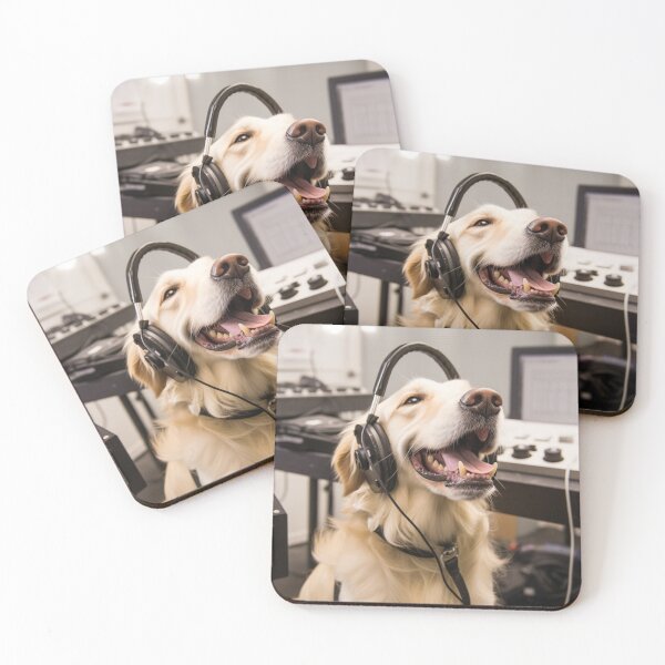 Item preview, Golden Retriever Gets a Hearing Test designed and sold by Hear4theEars.