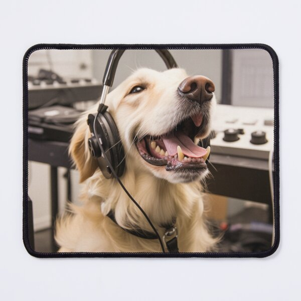 Item preview, Golden Retriever Gets a Hearing Test designed and sold by Hear4theEars.