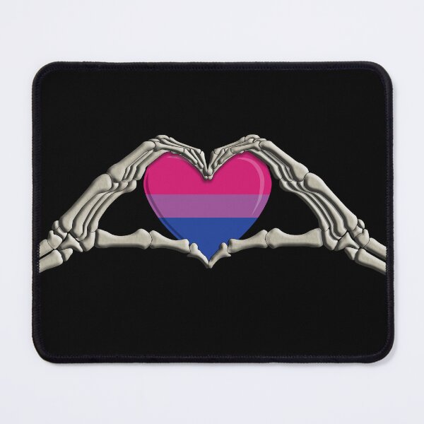 Item preview, Bone Hands Heart Bisexual goth designed and sold by TheirChoice.