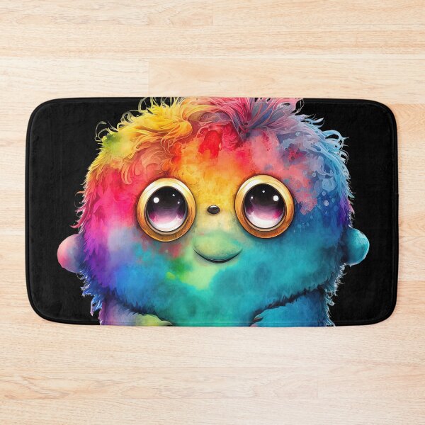 Item preview, Cute and Funny Baby Monster, Little Rainbow Monster designed and sold by MoonFoxDesign.
