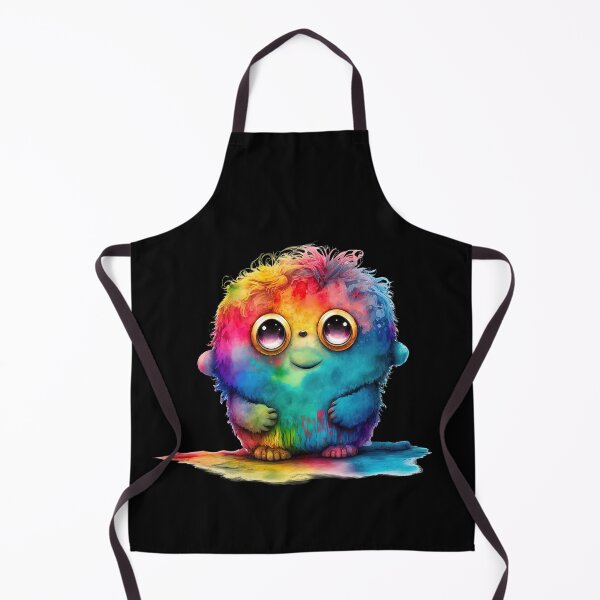 Item preview, Cute and Funny Baby Monster, Little Rainbow Monster designed and sold by MoonFoxDesign.