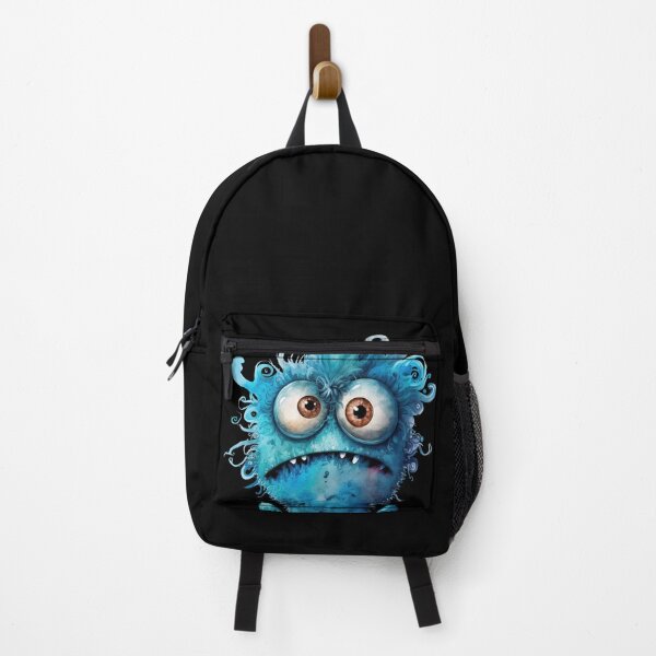 Item preview, Cute and Funny Baby Monster, Blue Monster designed and sold by MoonFoxDesign.