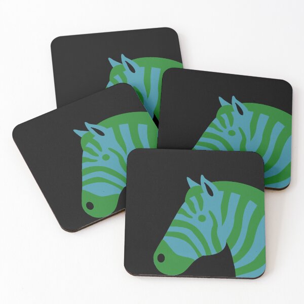 Item preview, Blue and Green Zebra Neurofibromatosis (NF) Awareness designed and sold by Girlthatsaws.