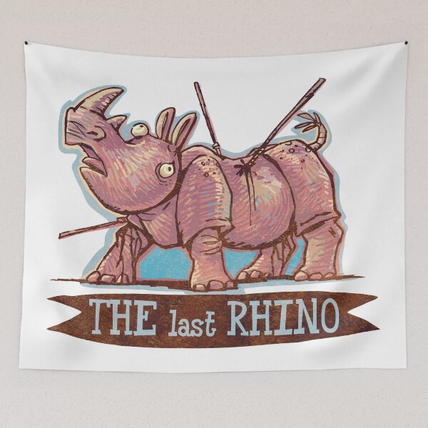 Item preview, wounded rhinoceros designed and sold by duxpavlic.