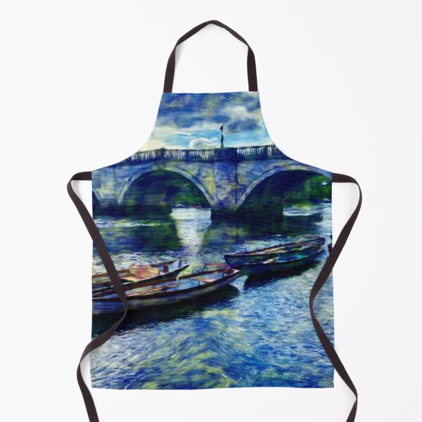 Item preview, Boats on a River Midnight designed and sold by Pamela Storch.