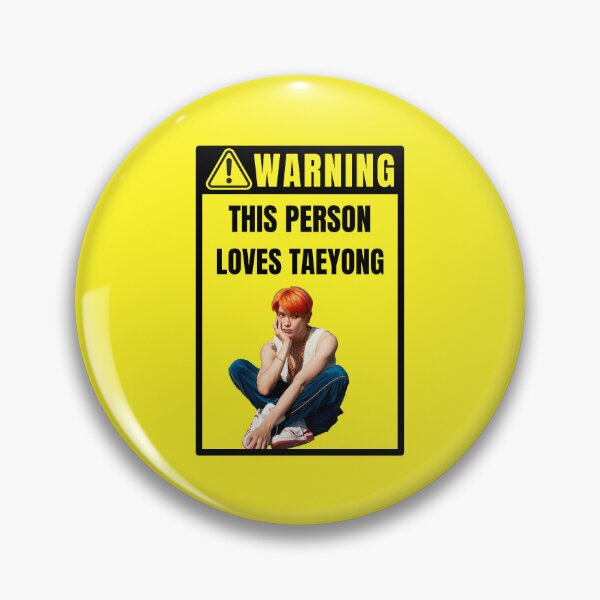 Item preview, nct 127 warning sign: taeyong (ay-yo era) (gender neutral) designed and sold by loonaluvdesigns.