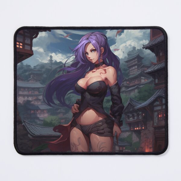 Item preview, Warrior Spirit: Purple-Haired Kunoichi in Anime Style designed and sold by E-PrintStore.
