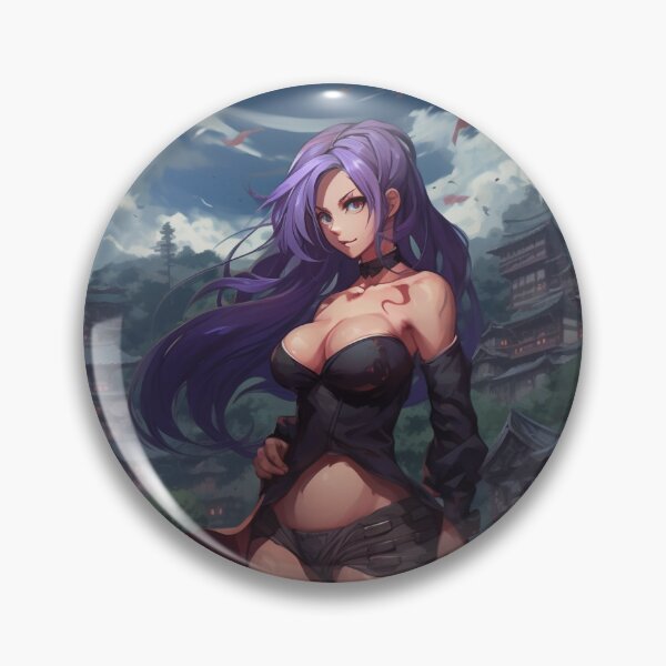 Item preview, Warrior Spirit: Purple-Haired Kunoichi in Anime Style designed and sold by E-PrintStore.
