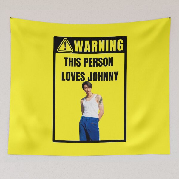 Item preview, nct 127 warning sign: johnny (ay-yo era) (gender neutral) designed and sold by loonaluvdesigns.