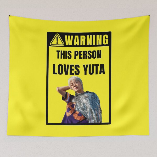 Item preview, nct 127 warning sign: yuta (ay-yo era) (gender neutral) designed and sold by loonaluvdesigns.