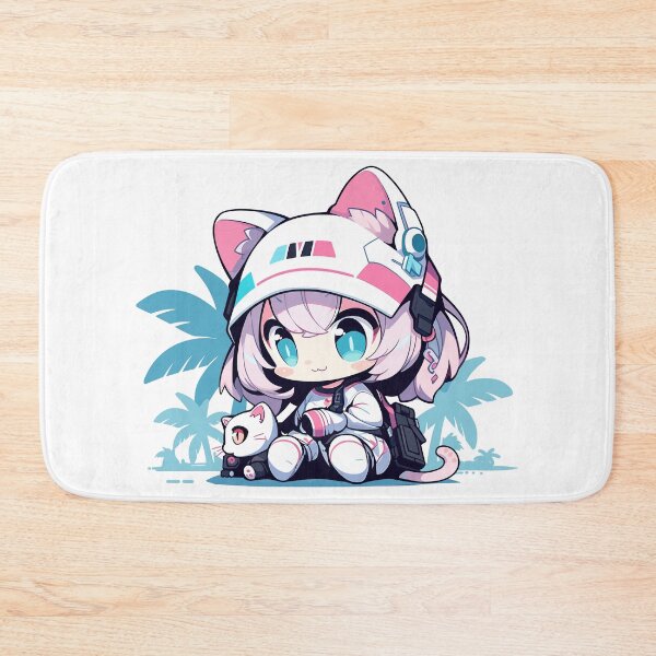 Item preview, Oceanfront Feline Friends designed and sold by Chibi Cat Art Corner.