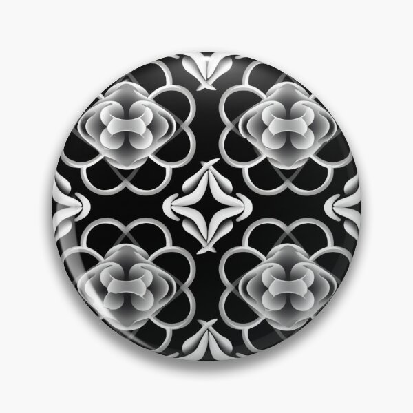 Item preview, Black and white Art Deco style pattern designed and sold by Starliteflower.