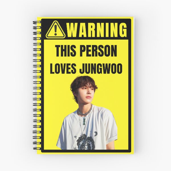 Item preview, nct 127 warning sign: jungwoo (ay-yo era) (gender neutral) designed and sold by loonaluvdesigns.
