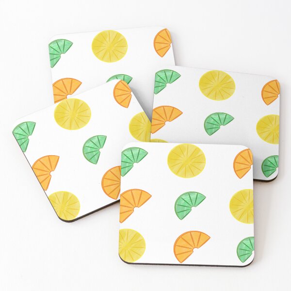 Item preview, Citrus fruits: a Patterned Spirograph Collage designed and sold by RachelEDesigns.