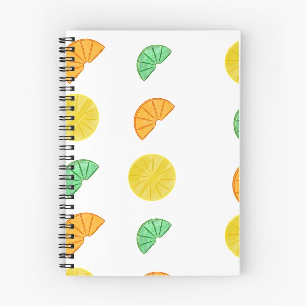 Item preview, Citrus fruits: a Patterned Spirograph Collage designed and sold by RachelEDesigns.