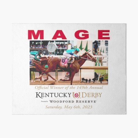 Item preview, Mage - 2023 Kentucky Derby Winner - Classic Horseracing designed and sold by TrillheadsStore.