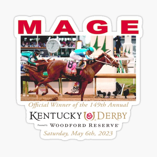 Item preview, Mage - 2023 Kentucky Derby Winner - Classic Horseracing designed and sold by TrillheadsStore.
