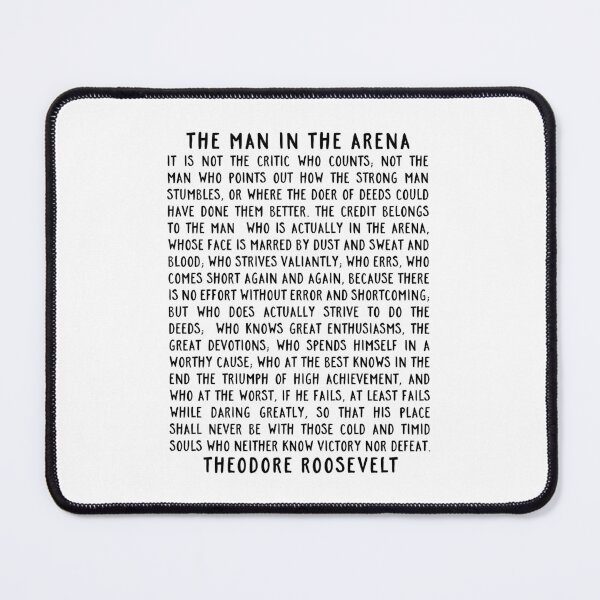 Item preview, The Man In The Arena, Theodore Roosevelt designed and sold by aenaonartwork.