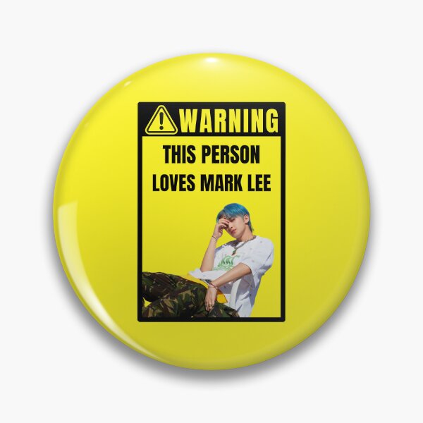 Item preview, nct 127 warning sign: mark lee (ay-yo era) (gender neutral) designed and sold by loonaluvdesigns.
