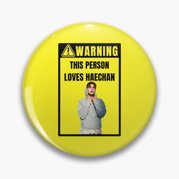 Item preview, nct 127 warning sign: haechan (ay-yo era) (gender neutral) designed and sold by loonaluvdesigns.